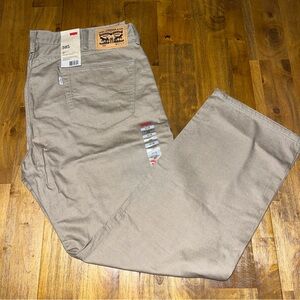 Levi's 505 men's Regular Fit beige jeans NWT 42x30
